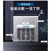 制冰机商用奶茶店古达35公斤40公斤造冰块制作小型家用酒吧全自动 10分钟18颗[两种进水一体] 风冷接入自来水