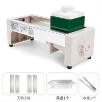 商用古达蔬菜水果切片机神姜土豆超薄柠檬切片器器手动多功能切菜机生 15档果蔬切片机含刀片+2付刀片+