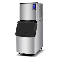 大型商用制冰机古达210KG大产量 全自动大容量奶茶店用分体制冰机 接入自来水 大型款340冰格（日产量500KG）水冷
