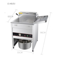 翻转鸡排炸炉古达鸡排炸炉 炸锅 电自动恒温电油炸机 380v40升带翻转电热炸炉