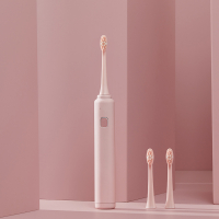 电动牙刷成人黄金蛋全自动充电式超声波学生党软毛情侣套装男士女 公主粉[享3个原装刷头+旅行盒]