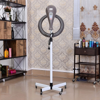 美发加热器黄金蛋烘发机发廊定型冷烫加热机器海豚飞碟加速器烫发机 立式电脑版(灰色)