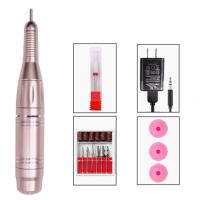 专业美甲电动打磨机黄金蛋卸甲机皮卸甲抛光机器小型修甲器便携式笔 金色标配