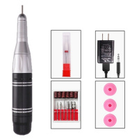 专业美甲电动打磨机黄金蛋卸甲机皮卸甲抛光机器小型修甲器便携式笔 黑色标配