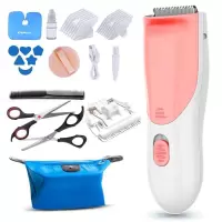 婴儿理发器黄金蛋自动吸发超充电宝宝儿童剃头剃发胎毛 吸发理发器理发赠大礼包粉