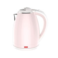MH-1802电热水壶古达防烫家用烧水壶304不锈钢电烧水瓶 粉红色