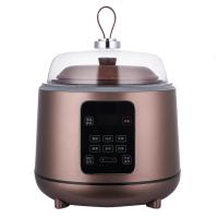 4.5L蒸汽紫砂电炖锅煲汤锅古达电砂锅家用全自动多功能炖锅21411S 棕色