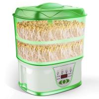 豆芽机古达家用多功能发豆芽机生绿豆芽种芽菜盆全自动智能发芽罐 绿色