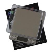 精准迷你珠宝秤古达电子称0.01g家用厨房秤0.1g食物称克称 进口中文版2kg/0.1g+双托盘