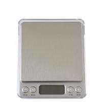 精准迷你珠宝秤古达电子称0.01g家用厨房秤0.1g食物称克称 进口中文版500g/0.01g+双托盘