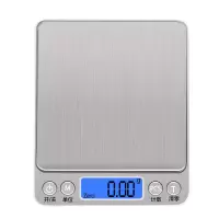 高精度电子秤 家用迷你小型厨房食物烘焙秤古达 克称精准0.01g珠宝秤 [电池款]量程300g精度0.01g