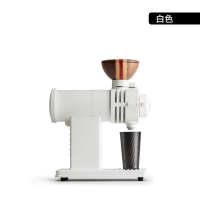 电动变速磨豆机古达 鬼齿刀盘商用家用自动咖啡豆研磨机 白色（CK5302）送接粉杯