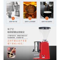 磨豆机全自电动古达 意式定量咖啡豆研磨机咖啡厅商用家用 银色(手拨粉)