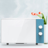 小清新微波炉家用古达转盘机械式迷你小型微锅炉 清新蓝