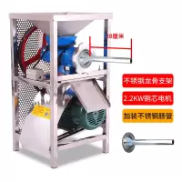 大型电动绞肉机商用绞鸡架碎骨机大功率糍粑机绞辣椒搅鱼机灌肠机 顶配(不锈钢支架/灌肠套装)铜芯电机定制商品