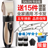 剃头刀家用电动推子理发器电推剪自己剪大人剪头发工具 原装标配+电池+牙剪+平剪+刀头定制商品