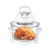 空气炸锅光波炉家用正品德国无油烟智能电炸锅热波空气炉 圆头款17升高配加刀具五件套