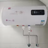电热水器家用储水式速热洗澡40/50/60/80升扁桶特价变频批发 圆桶数显款 40升+高配(双防电墙)+安定制商品