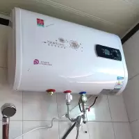 电热水器家用储水式速热洗澡40/50/60/80升扁桶特价变频批发 扁桶数显款 40升+高配(双防电墙)+安定制商品