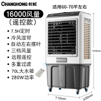 长虹（CHANGHONG）空调扇制冷工业冷风机水冷空调小型水冷移动单冷商用制冷风扇 16000风量（遥控款）