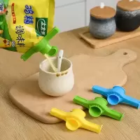 邦可臣厨房食品调料封口夹厨房鸡精密封夹白糖食盐味精出料嘴潮封口夹_鸡精出料嘴1个装随机色