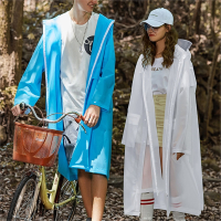邦可臣雨衣长款全身时尚透明男女单人电动车雨披电瓶自行车骑行成人加厚
