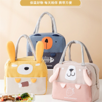 半只橙子饭盒保温袋手提包小学生专用带饭便当包饭袋上班族洋气提饭包餐包