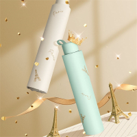 天堂伞晴雨两用伞防晒紫外线黑胶遮阳伞超轻男女太阳伞