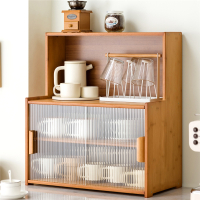 半只橙子桌面收纳盒杯子收纳柜茶具展示柜子厨房水杯置物架杯架餐具储物柜