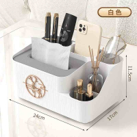 半只橙子轻奢纸巾收纳盒家用客厅茶几创意桌面高档洗脸巾高级感餐巾抽纸盒_月牙白基础款