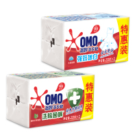 奥妙洗衣皂 OMO超效增白皂/水清莲香220*6块随机发