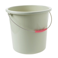 阿斯卡利(ASCARI)塑料手提小水桶家用加厚洗衣桶子储水桶 圆桶塑料桶洗衣桶 淡绿