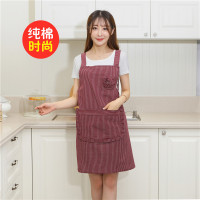 阿斯卡利(ASCARI) 围裙韩版时尚家用厨房做饭无袖罩衣女士工作服背带背心式