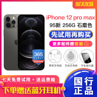 [二手95新]Apple iPhone 12 pro max 256GB 石磨色 二手 国行全网通5G 苹果二手手机