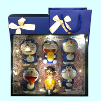 2018新款送男女朋友同学生日情人节毕业手办公仔12星座哆啦A梦生日 叮