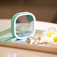 觅萌创意随心宝 镜面移动电源手机充电宝 便携led化妆镜礼品批