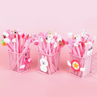 （苏宁别墅图纸）创意粉系列中性笔文具套装男女生中性笔学习用品礼品套装（客户）