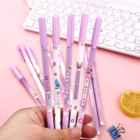 （苏宁别墅图纸）韩国创意趣味中性笔 少女心小猪签字笔学生考试黑色水笔（客户）