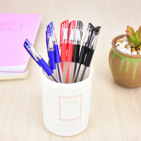 （苏宁别墅图纸）【奇贝】厂家批欧标中性笔 办公用品签字笔学生文具 考试中性笔（客户）