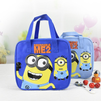 （苏宁别墅图纸）学生防水卡通帆布饭盒包野餐便当袋手提包幼儿园奖品一件代（客户）