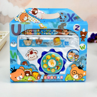 （苏宁别墅图纸）儿童学习用品指尖陀螺文具套装男女生礼盒创意幼儿园学生奖品（客户）