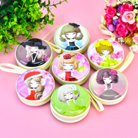 （苏宁别墅图纸）创意可爱零钱包卡通马口铁耳机数据线收纳包 广告赠品厂家直销（客户）