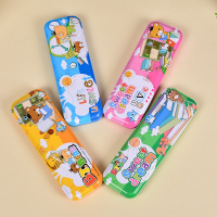 （苏宁别墅图纸）圣诞小铁文具盒学生铅笔盒单层马口铁批小学生幼儿园奖品礼品（客户）