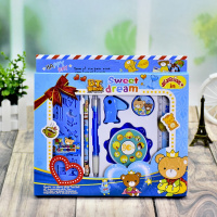 （苏宁别墅图纸）创意 文具文具套装指尖陀螺小学生儿童幼儿园学习用品大包（客户）