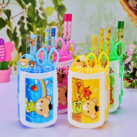 （苏宁别墅图纸）【奇贝】折叠笔盒卡通文具套装学生组合礼品礼盒学习文具一件代（客户）