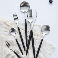 （苏宁别墅图纸）葡萄牙西餐具 酒店西餐刀叉勺餐具 304不锈钢主餐牛排刀叉汤勺（客户）