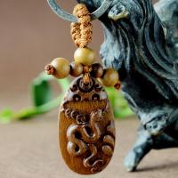 十二生肖属蛇桃木钥匙扣挂件饰品桃木刻属相蛇饰品（客户）