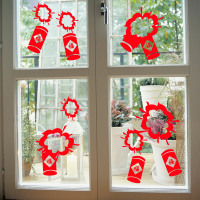 贴贴福 春节喜庆用品年货福字贴画贴窗花剪纸 新年用品春节装饰品（客户）