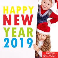 贴贴福 2019猪年新年彩色装饰贴玻璃贴橱窗装饰店铺福字剪纸春节快乐（客户）