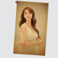 贴贴福 少女时代 林允儿 高清写真海报可爱清纯写真海报挂画客厅宿舍寝室壁画卧室客厅装饰画 NB993 50*30（客户好